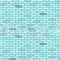 blue seamless bricks wall