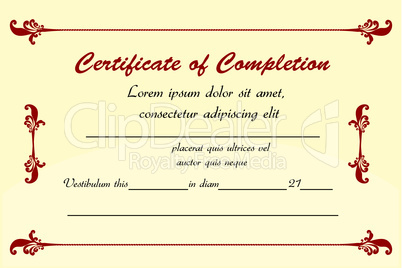 education certificate