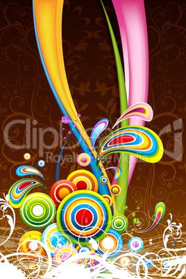 floral colorful background