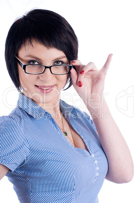 Girl in glasses