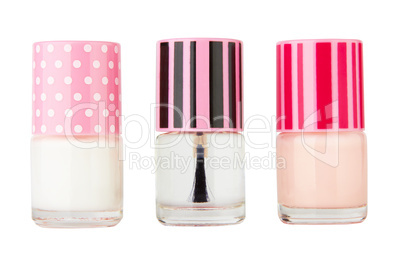 3 bottle with nail-polish