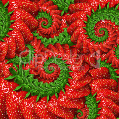 background of ripe strawberry