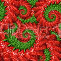 background of ripe strawberry