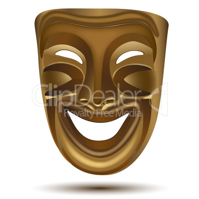happy drama mask