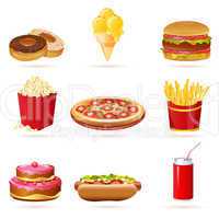 junk food icons