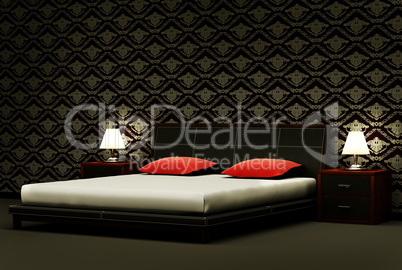 bedroom 3d render