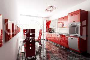 kitchen 3d render