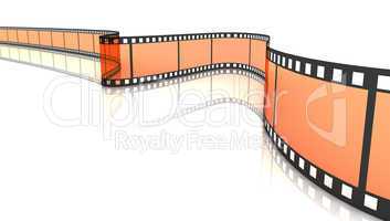 Colored 3d blank films