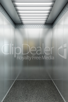 modern elevator 3d render