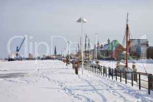 Stadthafen im Winter