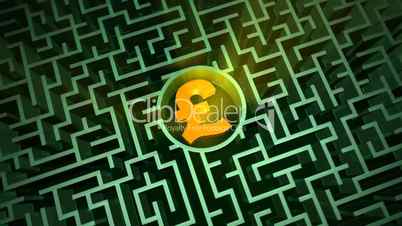 Pound symbol in a maze