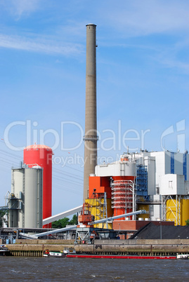 Kraftwerk - Kohlekraftwerk. Power plant - Coal-fired power plant
