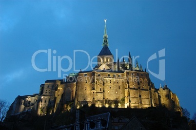Le Mont Saint Michel by night / Le Mont Saint Michel bei Nacht