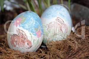 Ostereier / hand-painted Easter eggs