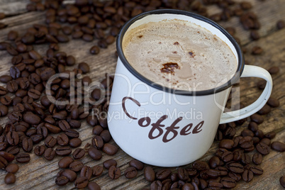 Kaffeebecher Emaille
