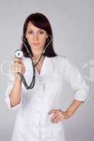 Young Confident Female Doctor