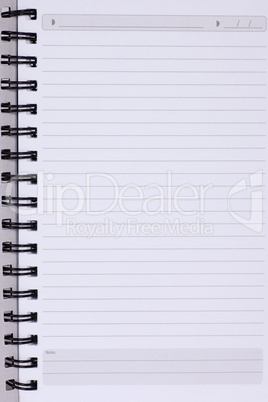 White Lined Notepad
