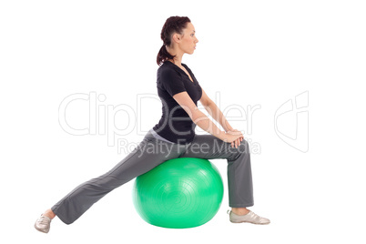 Gym Ball Stretching Exercise