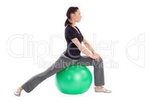 Gym Ball Stretching Exercise