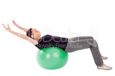 Woman doing Abdominal Stretch Exercise