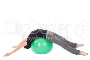 Woman doing Abdominal Stretch Exercise