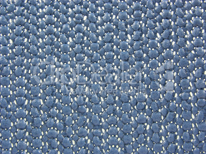 Hintergrund blaue Gummimatte mit Bläschen