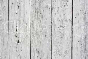background of weathered white painted wood