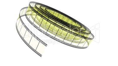 Segment color film rolled down