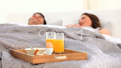 Frühstück im Bett