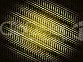 Honeycomb Background Yellow