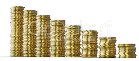 Success or drop: golden coins stacks