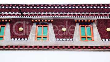 Details of Tibetan buildings