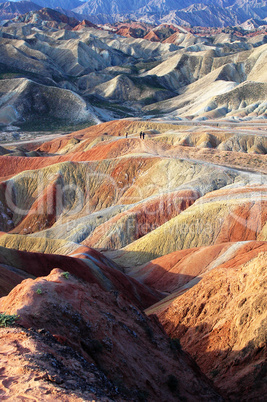 Colorful mountains