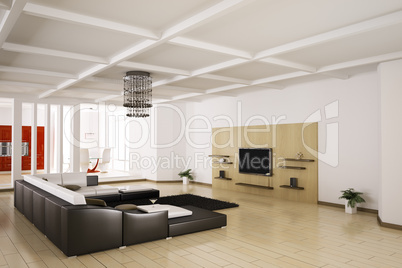 Apartment interior 3d