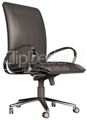 Office chair isolated over white 3d