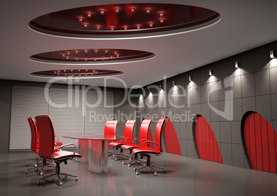 conference room interior 3d