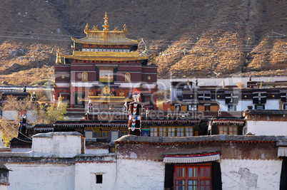Landmarks of a Tibetan lamasery