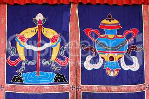 Tibetan curtain