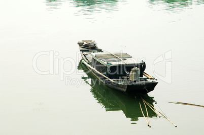 Boat in lake