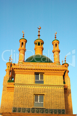 Landmark of an Islamic mosque
