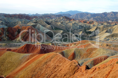 Colorful mountains