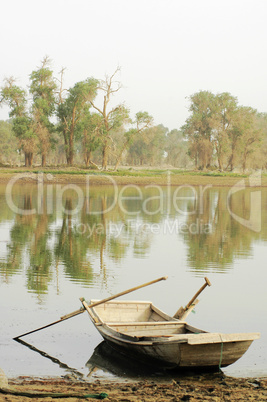 Boat at lake