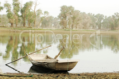 Boat at lake