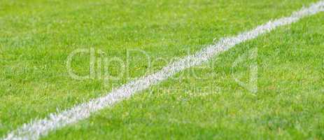 fußballfeld mit linie diagonal - soccer pitch