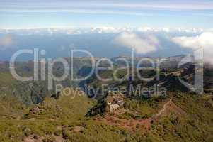 Ruivo-Schutzhütte auf Madeira