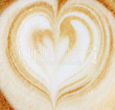 Cappuccino mit Herz - Cappucino with Heart