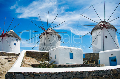 Famous Windmills of Mykonos