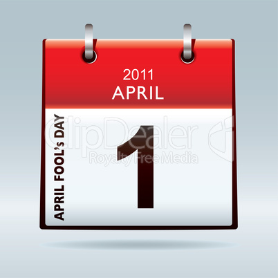 April fools day calendar