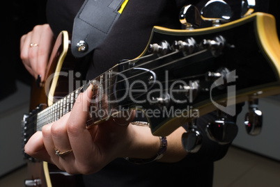 Woman with guitar