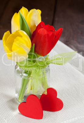 Blumen und Herzen / flowers and hearts
